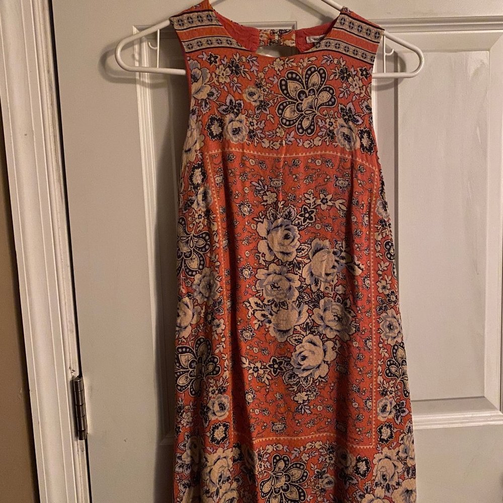 Ecote Guinevere Open-Back Frock Dress